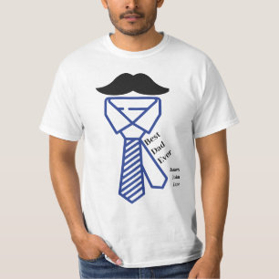 Father's Day Best Dad Ever Custom Names Funny T-Shirt