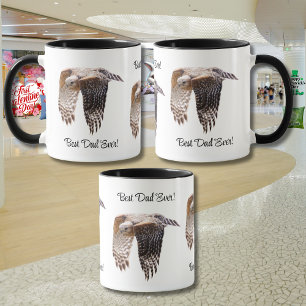 Fathers Day "Best Dad Ever" Hawk Mug