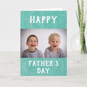 Fathers Day Best Dad Ever Kids Photo Card