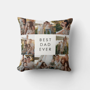 Father's Day Best Dad Ever Photo Pillow