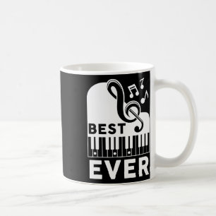Father's Day Best Dad Ever Pianist Musician Piano  Coffee Mug
