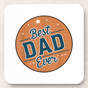 Father's Day Best Dad In The World Coaster