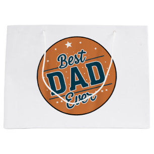 Father's Day Best Dad In The World Large Gift Bag