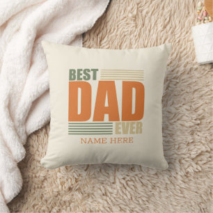 fathers day best dad personalised gift ideas  cushion