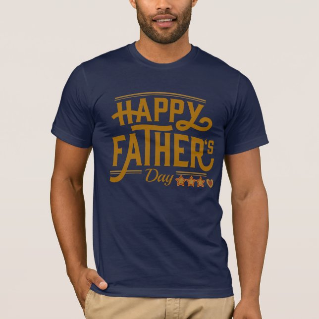 Father's Day Best Dad T-Shirt (Front)