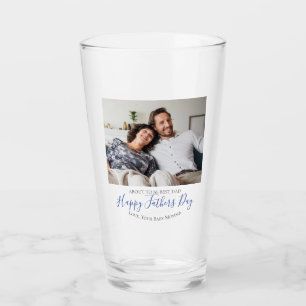 Fathers Day Best Dad To Be Custom Photo  Glass
