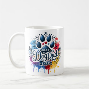 Father's Day Best Dog Dad Ever Coffee Mug