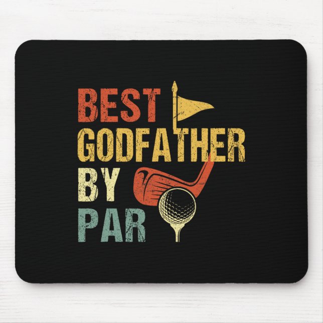 Father's Day Best Godfather  Mouse Mat (Front)