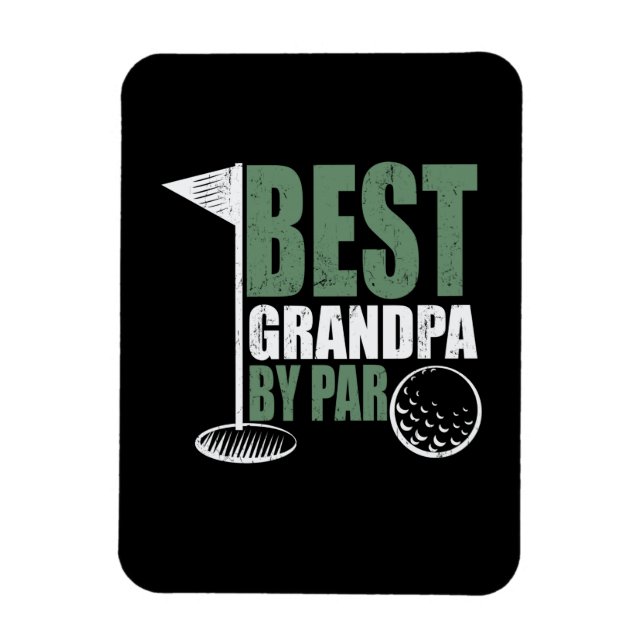 Father's Day Best Grandpa By Far Magnet (Vertical)