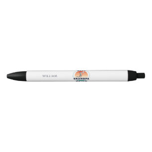 Fathers Day Best Grandpa By Par Golf Personalised Black Ink Pen