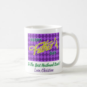 Father's Day Best Husband Dad Ever Photo Coffee Mug
