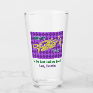 Father's Day Best Husband Ever Pint Beer Glass