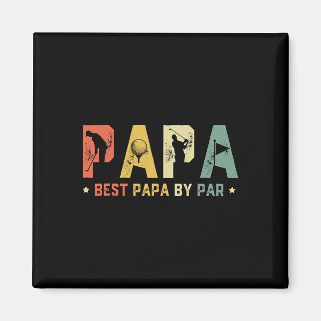 Father's Day Best Papa  Magnet (Front)