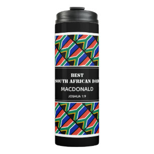 Father's Day BEST SOUTH AFRICAN DAD Personalised Thermal Tumbler