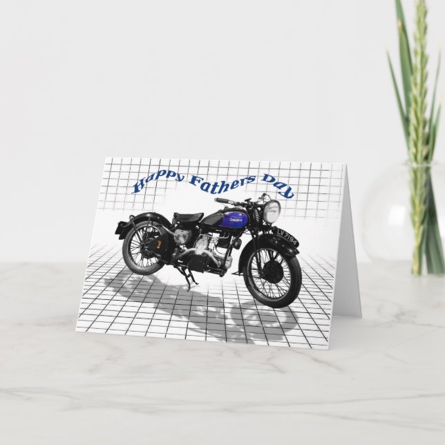Fathers day Bike card (Front)