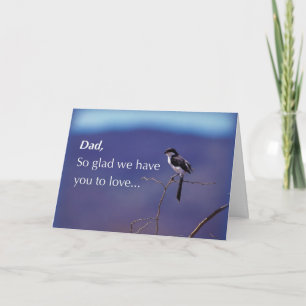 Father's Day Bird in Tree Card