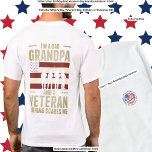 Father's Day, Birthday Dad, Grandpa & Veteran T-Shirt<br><div class="desc">Father's Day, Birthday I'm a Dad, Grandpa & Veteran Nothing Scares Me T-Shirt with the American Flag and Soldiers. Great T-Shirt for Father's Day, Birthday, Veteran's Day and Christmas. Any Dad, Grandpa and Veteran will love this T-Shirt from their children and grandkids. This T-Shirt comes in several styles, sizes and...</div>