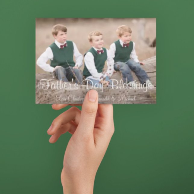 Father's Day Blessings Holiday Card (Creator Uploaded)