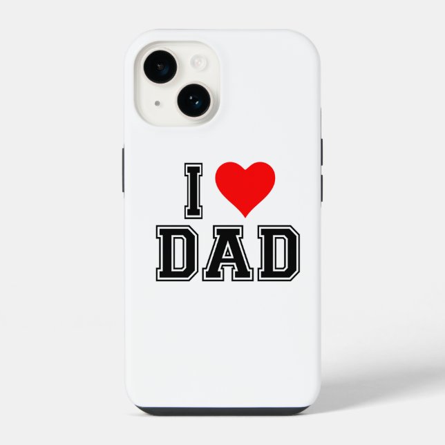 Father's day – Bold and Simple Design iPhone Case (Back)