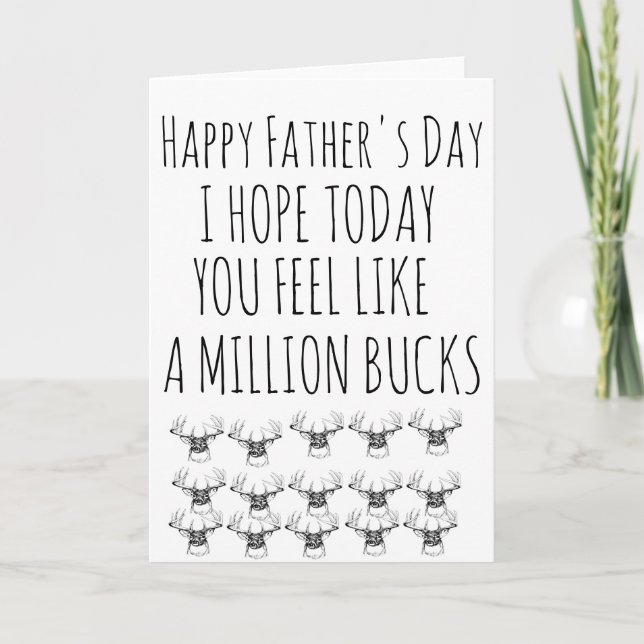 Father's Day BOYFRIEND Husband FUNNY FOR HIM  Holiday Card (Front)