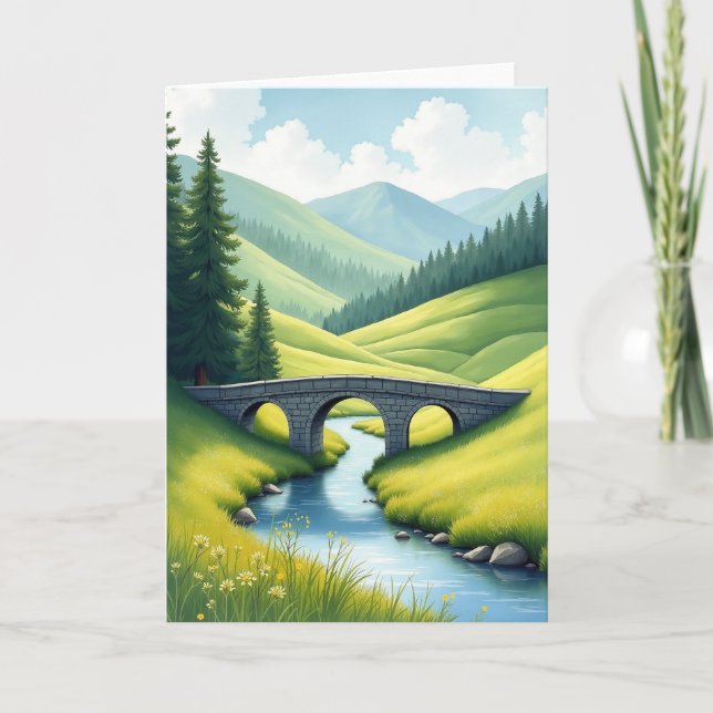 Fathers Day Bridge Vista Card (Front)