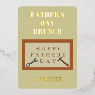 Fathers Day Brunch Wooden Sign Custom