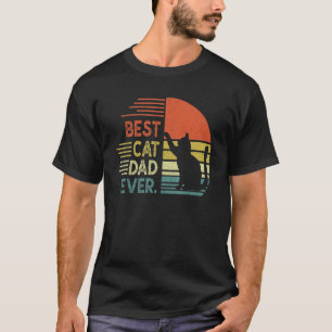 Father's Day Ca Vintage Best Cat Dad Ever 1 T-Shirt