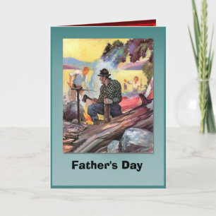 Father's day - Camp fire Card