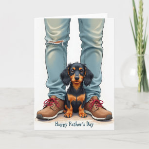Fathers Day Canine Devotion Card
