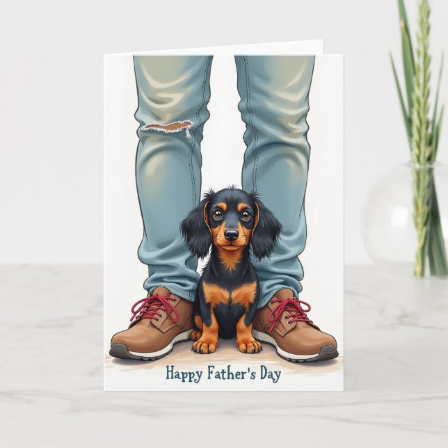 Fathers Day Canine Devotion Card (Front)