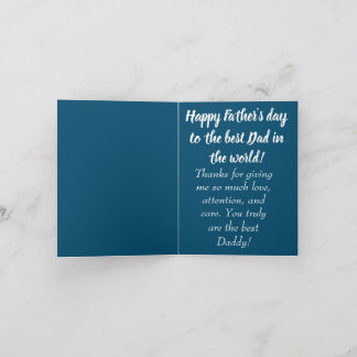Fathers Day Card