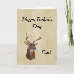 Father's Day card 8-point buck deer nature