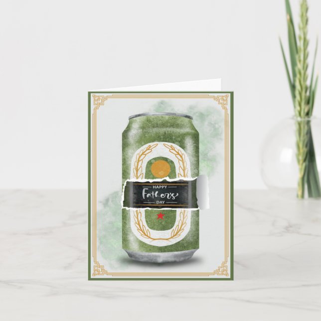 Father's Day Card Beer (Front)