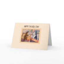 Father's Day card, cats at a bar having a drink