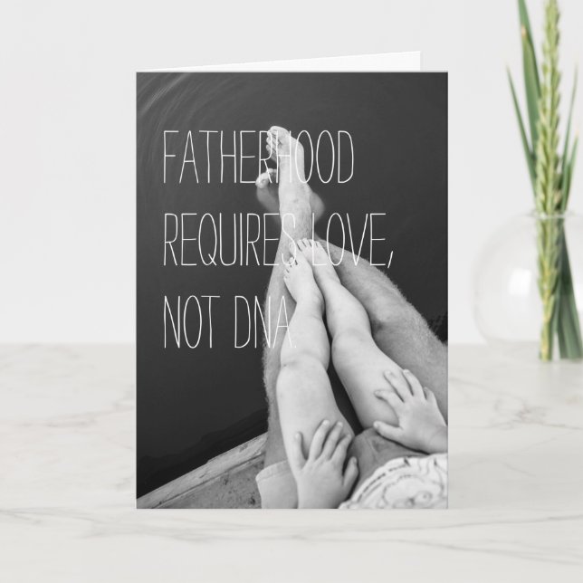 Father's Day Card, Fatherhood is More Card (Front)