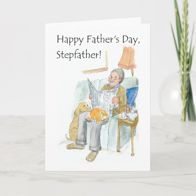 Father's Day Card for a Stepfather (Front)