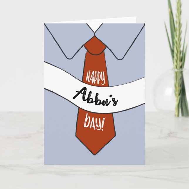 Father's Day Card for Abbu (Front)