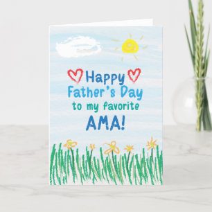 Father's Day Card for Ama