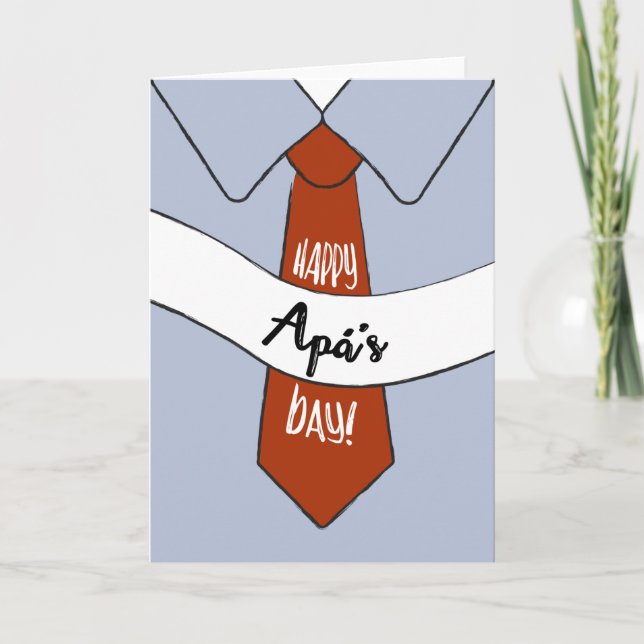 Father's Day Card for Apá (Front)