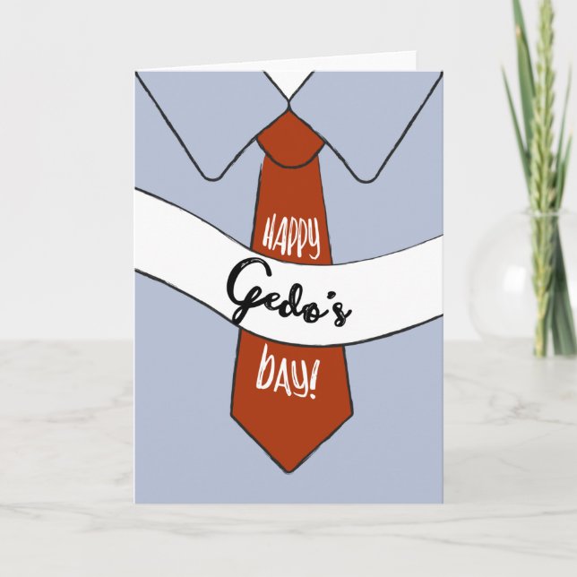 Father's Day Card for Gedo (Front)