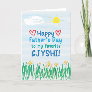 Father's Day Card for Gjyshi