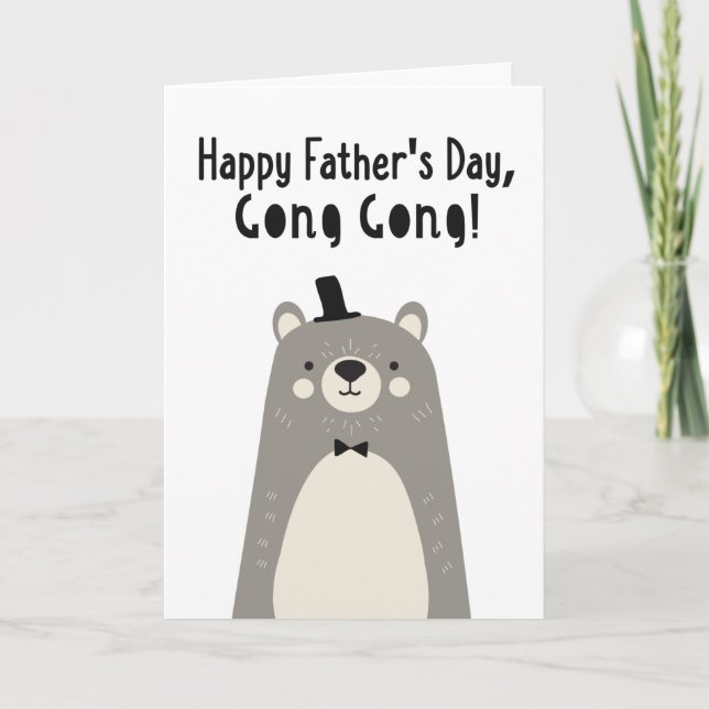 Father's Day Card for Gong Gong (Front)