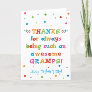 Father's Day Card for Gramps