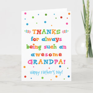 Father's Day Card for Grandpa
