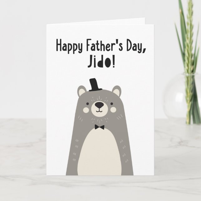Father's Day Card for Jido (Front)