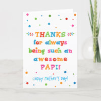 Father's Day Card for Papi