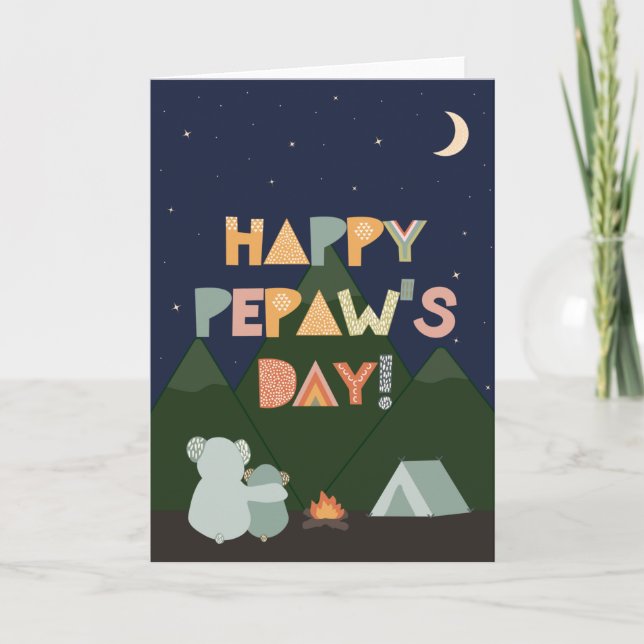 Father's Day Card for PePaw (Front)
