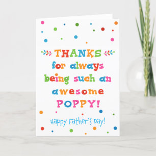 Father's Day Card for Poppy