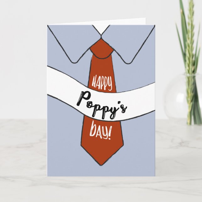 Father's Day Card for Poppy (Front)