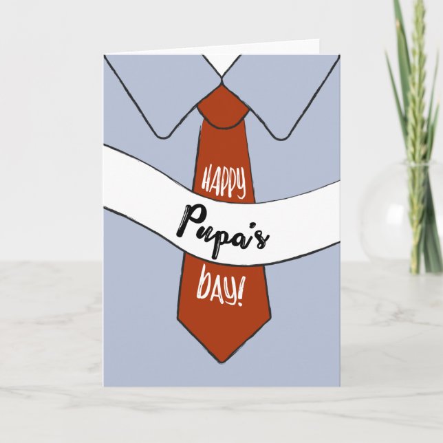 Father's Day Card for Pupa (Front)